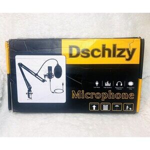 Streaming Podcast PC USB Condenser Microphone Studio Kit DSCHLZY